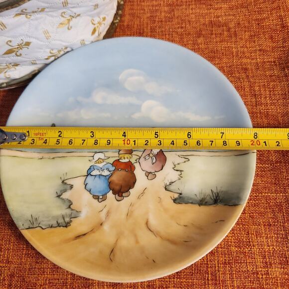5 Pcs Hutschenreuther Selb Bavaria Hand Painted 8" Goose Boy/Girl Plates RARE - Picture 8 of 10